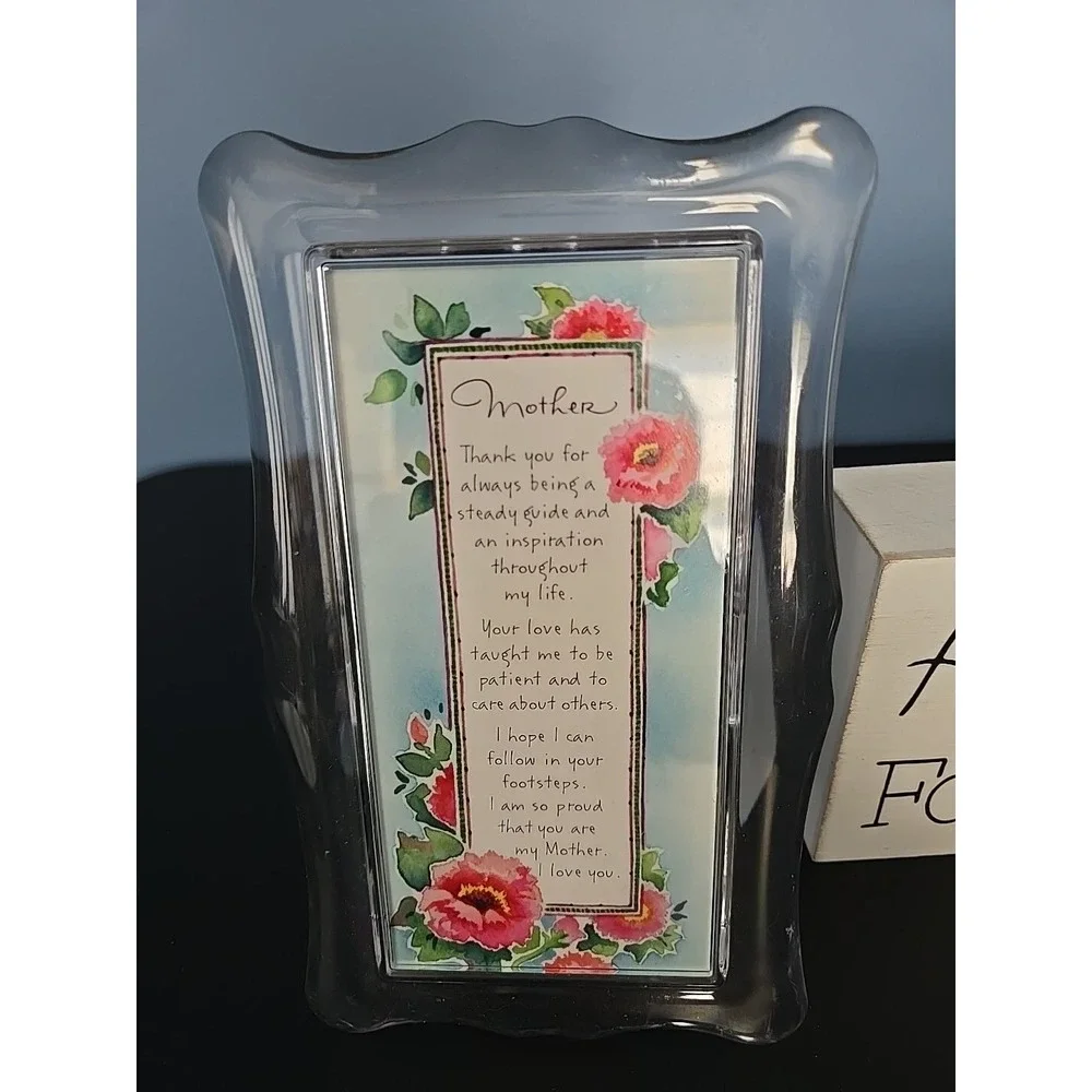 Music Box Frame Mother The Wind Beneath My Wings Keepsake Plaque /Forever Friend - Picture 2 of 11